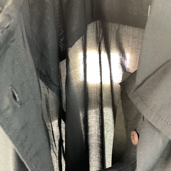 Frye Lightweight Button Up Western Rodeo Sheer Women’s Black Long Sleeve Medium - Picture 4 of 13